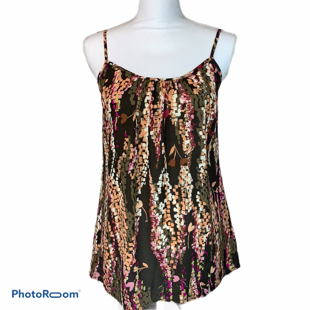 CABI Muted Multi Color Tank Top Sz XS
